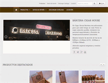 Tablet Screenshot of barcenacigarhouse.com